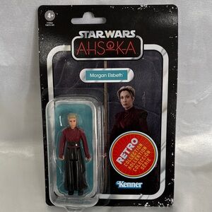 Star Wars Ahsoka Morgan Elsbeth Retro Collection Action Figure - Red & Black